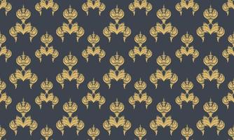 Damask Fleur de Lis pattern wallpaper vector seamless background Fleur de Lis pattern African Digital texture Design for print printable fabric saree border.