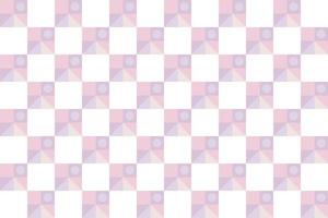 Checker Pattern Art Prints is surrounded on all four sides by a checker of a different colour. vector