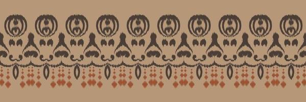 Batik Textile ikat Aztec seamless pattern digital vector design for Print saree Kurti Borneo Fabric border brush symbols swatches cotton