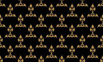 Damask Fleur de Lis pattern wallpaper vector seamless background Fleur de Lis pattern Scandinavian batik Digital texture Design for print printable fabric saree border.