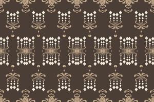 Ikat border tribal cross Seamless Pattern. Ethnic Geometric Batik Ikkat Digital vector textile Design for Prints Fabric saree Mughal brush symbol Swaths texture Kurti Kurtis Kurtas