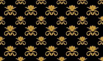 Damask Fleur de Lis pattern stencil vector seamless background wallpaper Fleur de Lis pattern Scandinavian batik Digital texture Design for print printable fabric saree border.