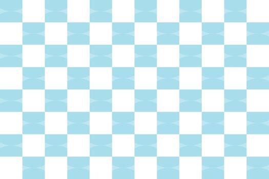 Las impresiones artísticas con patrón de cuadros geométricos están rodeadas por los cuatro lados por un cuadro de un color diferente. vector