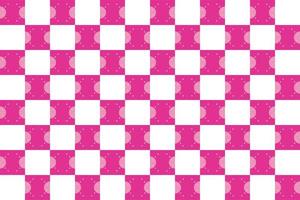 Abstract Checker Pattern Fabric is a pattern of modified stripes consisting of crossed horizontal and vertical lines which form squares. vector