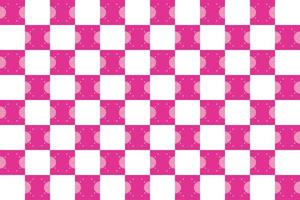 Abstract Checker Pattern Fabric is a pattern of modified stripes consisting of crossed horizontal and vertical lines which form squares. vector