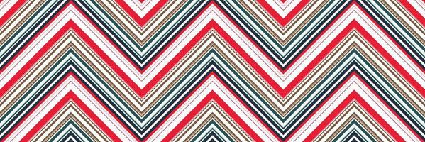 Vintage popular zigzag chevron pattern digital art print summer party backdrop design vector