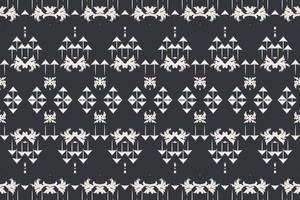 tela étnica ikat batik textil patrón sin costuras diseño de vector digital para imprimir saree kurti borde de tela símbolos de pincel muestras ropa de fiesta