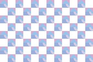 Checkered pattern background is a pattern of modified stripes consisting of crossed horizontal and vertical lines which form squares. vector