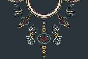 Simple kurti Neck Design Vector Motif Embroidery Simple kurti Neck Design Vector Tatreez template Brocade kurta digital artwork textile print on fabric, Illustration
