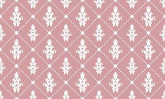 Damask Fleur de Lis pattern sheets vector seamless background wallpaper Fleur de Lis pattern Digital texture Design for print printable fabric saree border.