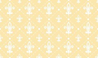 Damask Fleur de Lis pattern meaning vector seamless background wallpaper Fleur de Lis pattern African Digital texture Design for print printable fabric saree border.