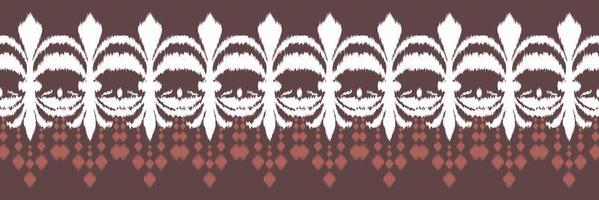 patrón sin fisuras de fondo tribal floral ikat. étnico geométrico ikkat batik vector digital diseño textil para estampados tela sari mughal cepillo símbolo franjas textura kurti kurtis kurtas