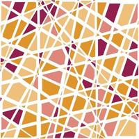 mosaic tile pattern in bright primary colors with abstract mosaic stone shapes. Retro terrazo minimalist art background ideal for print, fashion or trendy design project. vector
