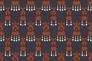 Motif ikat stripe batik textile seamless pattern digital vector design for Print saree Kurti Borneo Fabric border brush symbols swatches designer