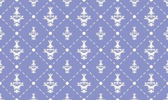 Damask Fleur de Lis pattern meaning vector seamless background wallpaper
