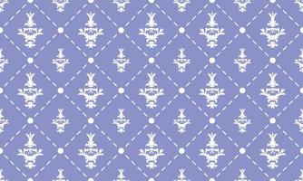 Damask Fleur de Lis pattern meaning vector seamless background wallpaper