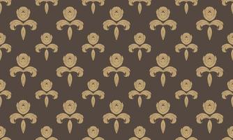 Damask Fleur de Lis pattern wallpaper vector seamless background Fleur de Lis pattern Scandinavian Digital texture Design for print printable fabric saree border.
