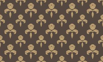 Damask Fleur de Lis pattern wallpaper vector seamless background Fleur de Lis pattern Scandinavian Digital texture Design for print printable fabric saree border.