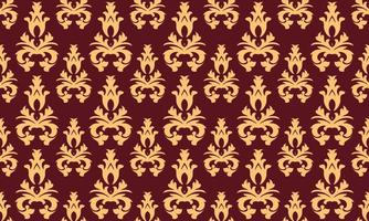 Damask Fleur de Lis patterns vector seamless background wallpaper Fleur de Lis pattern Scandinavian Digital texture Design for print printable fabric saree border.