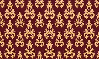 Damask Fleur de Lis patterns vector seamless background wallpaper Fleur de Lis pattern Scandinavian Digital texture Design for print printable fabric saree border.