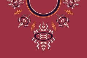 Simple kurti Neck Design Vector Motif Palestinian fashion neck ornament Aztec style embroidery abstract Simple kurti Neck . design for texture, fabric, and  wearing saree.