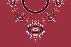 Simple kurti Neck Design Vector Motif Palestinian fashion neck ornament Aztec style embroidery abstract Simple kurti Neck . design for texture, fabric, and  wearing saree.