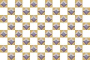 The Checkerboard Pattern is surrounded on all four sides by a checker of a different colour. vector