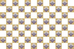 The Checkerboard Pattern is surrounded on all four sides by a checker of a different colour. vector