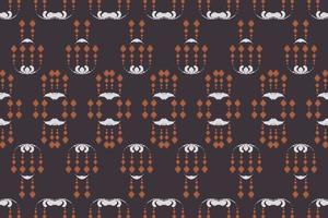 estampados étnicos ikat batik textil patrón sin costuras diseño vectorial digital para impresión saree kurti borneo borde de tela símbolos de pincel muestras ropa de fiesta vector