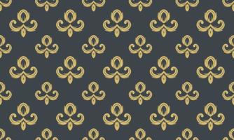 Damask Fleur de Lis pattern curtains vector seamless background wallpaper Fleur de Lis pattern Scandinavian batik Digital texture Design for print printable fabric saree border.