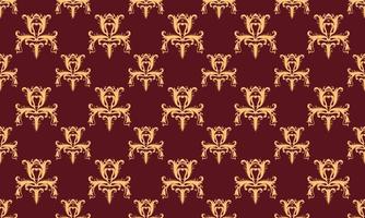 Damask Fleur de Lis pattern background vector seamless wallpaper Fleur de Lis pattern Scandinavian Digital texture Design for print printable fabric saree border.