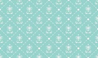 Damask Fleur de Lis pattern meaning vector seamless background wallpaper