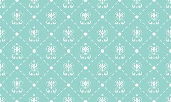 Damask Fleur de Lis pattern meaning vector seamless background wallpaper