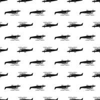 Camo helicopter pattern seamless vector