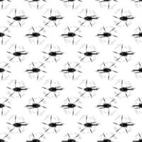 Top view helicopter pattern seamless vector