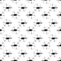 Top view helicopter pattern seamless vector