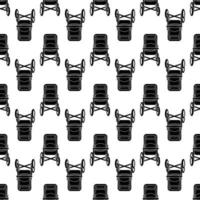 Parent baby stroller pattern seamless vector