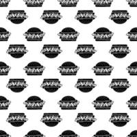 Fresh burger pattern seamless vector