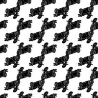 Modern motorbike pattern seamless vector