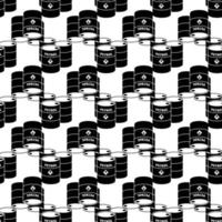 Petrol barrels pattern seamless vector