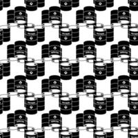 Petrol barrels pattern seamless vector