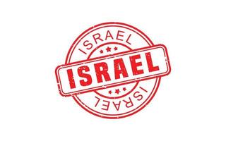 ISRAEL stamp rubber with grunge style on white background vector