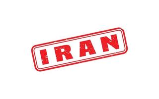 IRAN stamp rubber with grunge style on white background vector