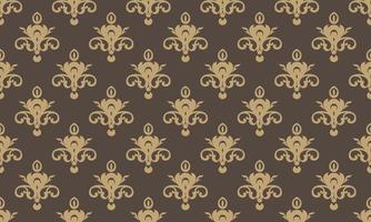 Damask Fleur de Lis pattern stencil vector seamless background wallpaper Fleur de Lis pattern Scandinavian Digital texture Design for print printable fabric saree border.