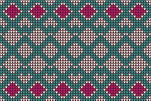 crochet pattern fair isle pattern background for fashion textiles, knitwear and graphics. vector