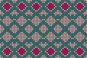 crochet pattern fair isle pattern background for fashion textiles, knitwear and graphics. vector