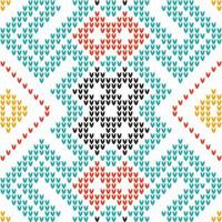 mosaic knitting patterns which yarn is manipulated to create a textile or fabric. It is used to create many types of garments. Often used for Scarf afghans Ravelry Lace vector