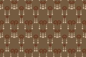 Ikkat or ikat print batik textile seamless pattern digital vector design for Print saree Kurti Borneo Fabric border brush symbols swatches stylish