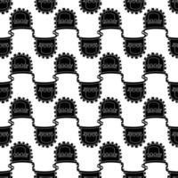 Retro apron pattern seamless vector