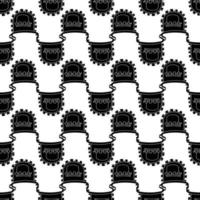 Retro apron pattern seamless vector